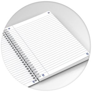 Oxford Boho Spirit spiraalschrift, ft A5, 120 bladzijden, gelijnd, geassorteerde kleuren