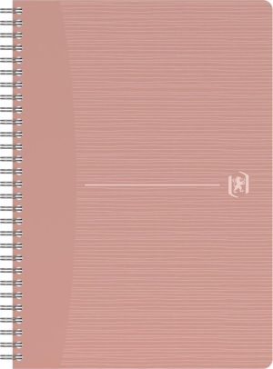 Oxford My Rec'up spiraalschrift, ft A5, 180 bladzijden, geruit 5 mm, geassorteerde kleuren