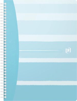 Oxford Iconics spiraalschrift, ft B5, 120 bladzijden, geruit 5 mm, geassorteerde kleuren