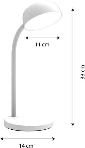 Unilux bureaulamp Tamy, LED, wit