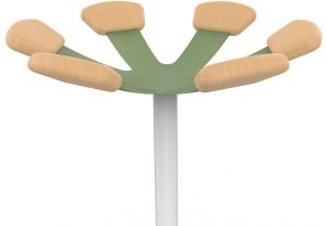 Unilux kapstok Aurora, wit/groen