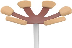 Unilux kapstok Aurora, wit/rood