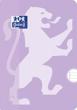 Oxford School schrift, ft A4, 72 bladzijden, met kantlijn, gelijnd, assorti, pak van 3 stuks