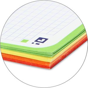 Oxford School Projectbook spiraalschrift, ft A4+, 4-gaats, gelijnd, aqua blauw