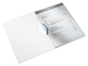 Leitz WOW chemise &agrave; pince ColorClip, ft A4, bleu