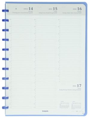 Atoma agenda, ft A4, wit papier, 128 pagina's, 1 week op 2 pagina's, 2026