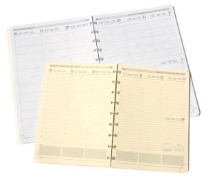 Atoma agenda, ft A5, cr&egrave;mekleurig papier, 144 pagina's, 1 week op 2 pagina's, 2026