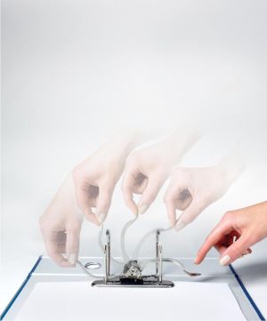 Leitz personaliseerbare ordner Premium rug van 8 cm