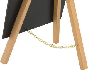 Securit tafelkrijtbord Mini, ft 24 x 15 cm, beuk, pak van 3