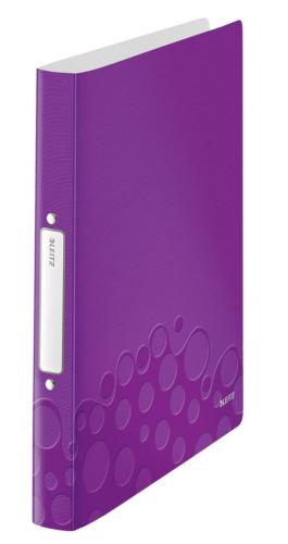 Leitz ringmap Wow 2 ringen, 25 mm,paars