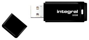 Integral USB 2.0 stick, 32 GB, zwart
