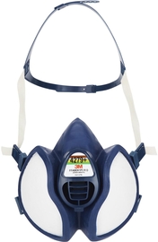 3M masque avec filtres int&eacute;gr&eacute;s, r&eacute;utilisable, offre protection respiratoire ABEK1P3