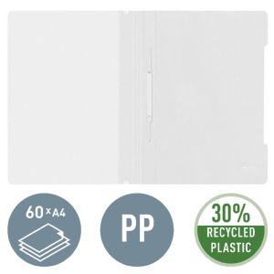 Leitz farde &agrave; devis, ft A4, blanc