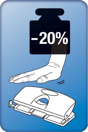 Leitz 4-gaats perforator perforator 5022: perforeert 16 blad