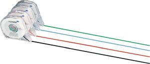 Legamaster zelfklevende tape, ft 2,5 mm x 16 m, zwart