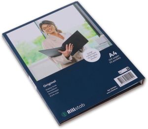 Rillstab showalbum A4 50 tassen, zwart