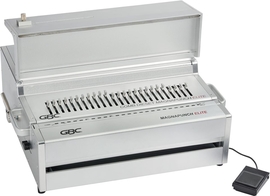 GBC elektrische inbindmachine Magnapunch Elite, met voetpedaal