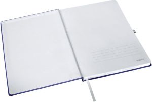 Leitz Style notitieboek, ft A4, harde kaft, gelijnd, blauw