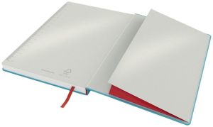 Leitz Cosy notitieboek met harde kaft, voor ft B5, gelijnd, blauw