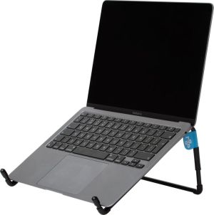 R-Go Steel Travel laptopstandaard, zwart