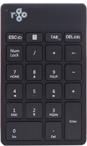 R-Go Numpad Break numeriek Bluetooth toetsenbord, zwart