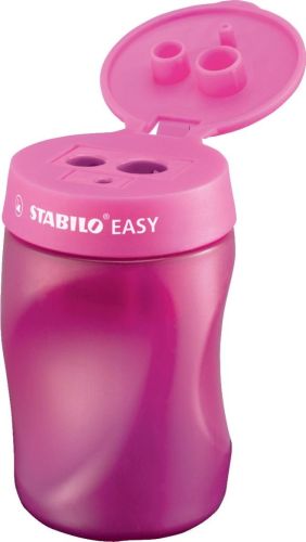 STABILO potloodslijper EASYsharpener, 2 gaats, voor rechtshandigen, roze