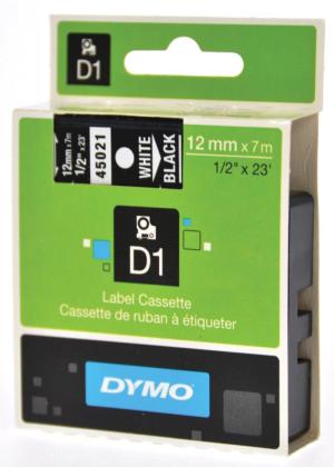 Dymo cassettes de ruban D1 ft 12 mmx 7 m