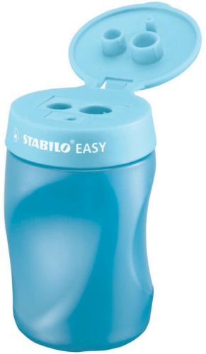 STABILO potloodslijper EASYsharpener, 2 gaats, voor rechtshandigen, blauw
