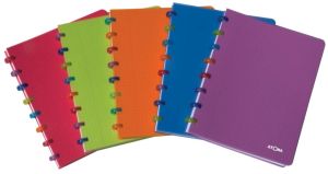 Atoma Tutti Frutti cahier, ft A5, 144 pages, lign&eacute;, couleurs assorties