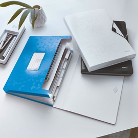Leitz Wow projectmap, ft A4, 6 compartimenten, uit PP, blauw