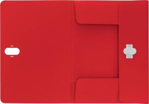 Leitz Recycle klepmap, uit PP, ft A4, rood
