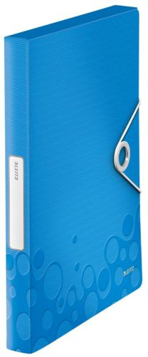 Leitz WOW elastobox ft A4, blauw