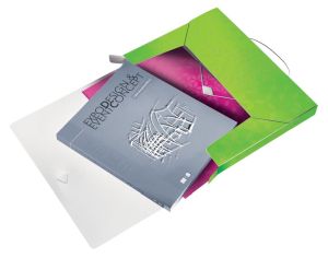 Leitz WOW elastobox ft A4, groen