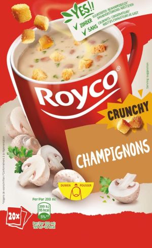 Royco Minute Soup champignons, pak van 20 zakjes