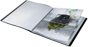 Leitz Recycle showalbum, ft A4, 40 hoezen, zwart