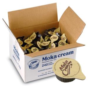 Moka cream cups