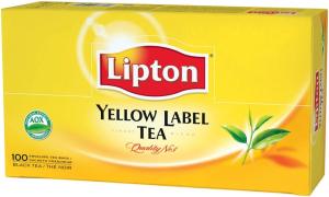 Lipton yellow label tea 100 stuk