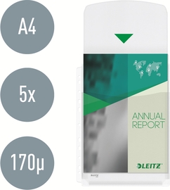 Leitz harmonica showtas met flap, pak van 5 stuks