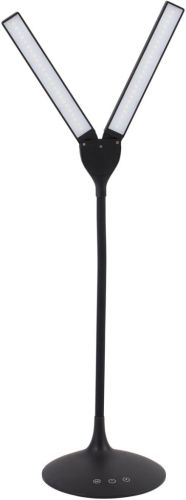 ALBA LED draadloze LED bureaulamp Twin, zwart
