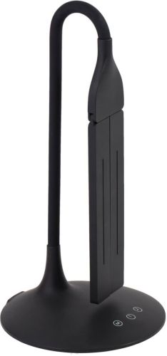 ALBA LED draadloze LED bureaulamp Twin, zwart