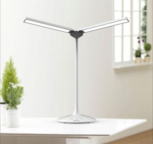 ALBA LED draadloze LED bureaulamp Twin, wit