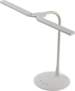 ALBA LED draadloze LED bureaulamp Twin, wit