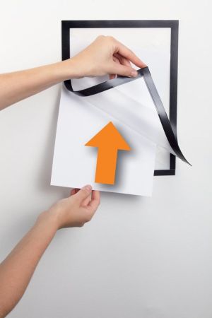 Durable Duraframe Wallpaper zelfklevend kader formaat A4, zwart