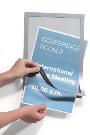 Durable Duraframe ft A4, zilver, pak van 10 stuks