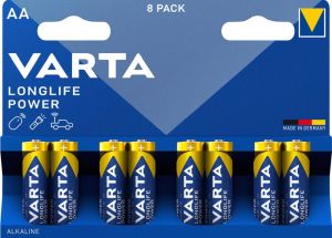 Varta batterij Longlife Power AA, bliste