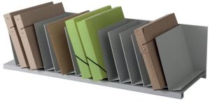 Paperflow sorteervak met 10 verstelbare tussenschotten, breedte 80,2 cm