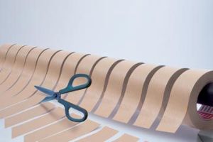 Plus FitCut Curve PREMIUM schaar, 17,5 cm, titanium bladen, blauw, op blister