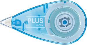 Plus correctieroller Mini Pastel, 6 m x 5 mm, display van 50 stuks in geassorteerde kleuren