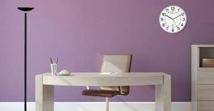 Unilux Wave horloge murale, radiopilot&eacute;e, diam&egrave;tre 30 cm, gris-blanc