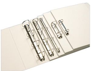 Esselte personaliseerbare ringmap, rug van 3 cm, 4 O-ringen van 16 mm, wit